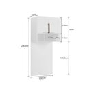 Módulo Aéreo Para Cama De Solteiro Com Painel