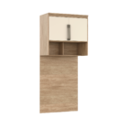 Módulo Aéreo Para Cama De Solteiro Com Painel Mdf Lotus Belma