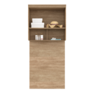 Módulo Aéreo Para Cama De Solteiro Com Painel Mdf Lotus Belma