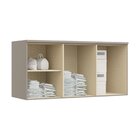 Módulo Aéreo Para Quarto 3 Portas Elegance Níquel/angelin