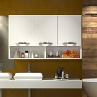 Módulo Aéreo Parede 3 Portas Cozinha Lavanderia E Quarto