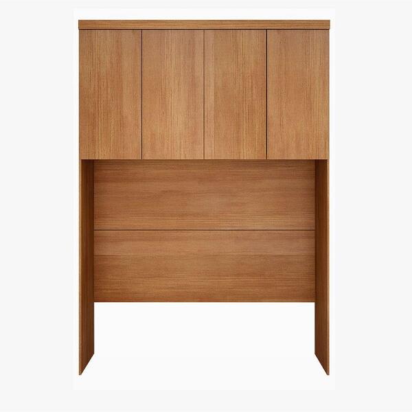 Modulo Aéreo Safira Casal Em Mdf Com 4 Portas Cumaru