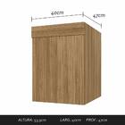 Módulo Armário Nicho 1 Porta 0,40 Joker Boreal - Móveis Arapo