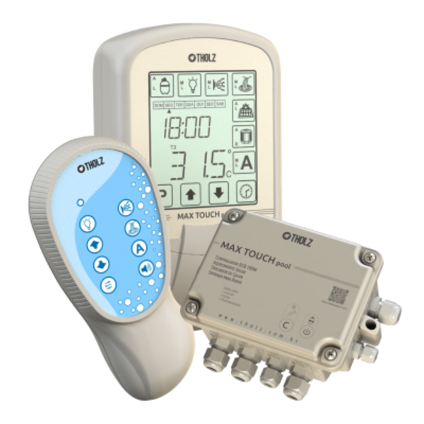 Modulo Automação Max Touch Pool Tholz Mtz 1199n
