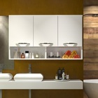 Módulo Balcão Com 3 Portas Multiuso Para Lavabo