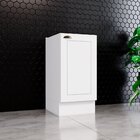 Módulo Balcão De Cozinha 1 Porta 40cm Branco Emily Espresso M