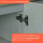 Módulo Balcão De Cozinha 1 Porta 40cm Emily Espresso Móveis