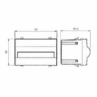 Módulo Balizador Horizontal Margirius Sleek Bivolt Preto 6000