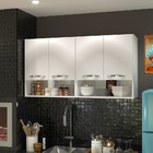 Módulo Branco Aéreo De Parede 4 Portas Cozinha