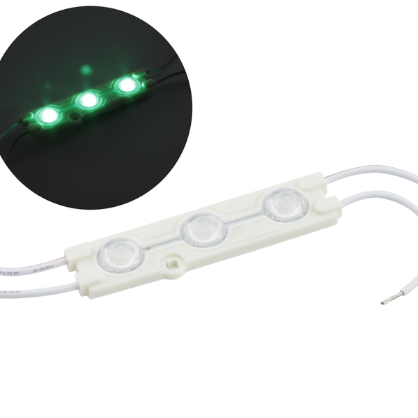 Módulo C/3 Leds Alto Brilho 12v Ip65 5050 60x15x6.8 Verde | Leroy Merlin