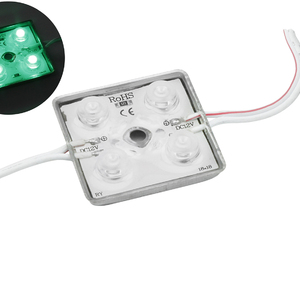 Módulo C/4 Leds Alto Brilho 12v Ip65 3528 35x35x4 - Verde | Leroy Merlin