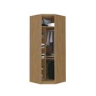 Módulo Canto 1 Porta Com Espelho 100% Mdf Decor Freijó