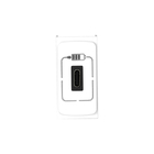 Módulo Carregador USB Tipo C 1,5A Branco Zeffia Legrand