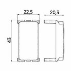 Módulo Cego Margirius B3 Colors 2 Unidades Pérola