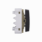 Módulo Cego Preto Grafite Novara