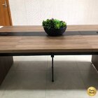 Módulo Central Y37 Para Extensão Da Mesa De Reunião Nogal/pre