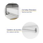 Módulo Closet 1 Gaveta Smart Versatile Espresso Móveis Branco