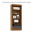 Módulo Closet 1 Gaveta Smart Versatile Espresso Móveis Cinamo