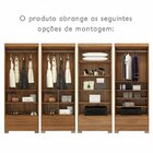Módulo Closet 1 Gaveta Smart Versatile Espresso Móveis Cinamo