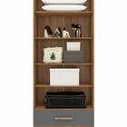 Módulo Closet 1 Gaveta Smart Versatile Espresso Móveis Cinamo
