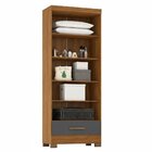 Módulo Closet 1 Gaveta Smart Versatile Espresso Móveis Cinamo