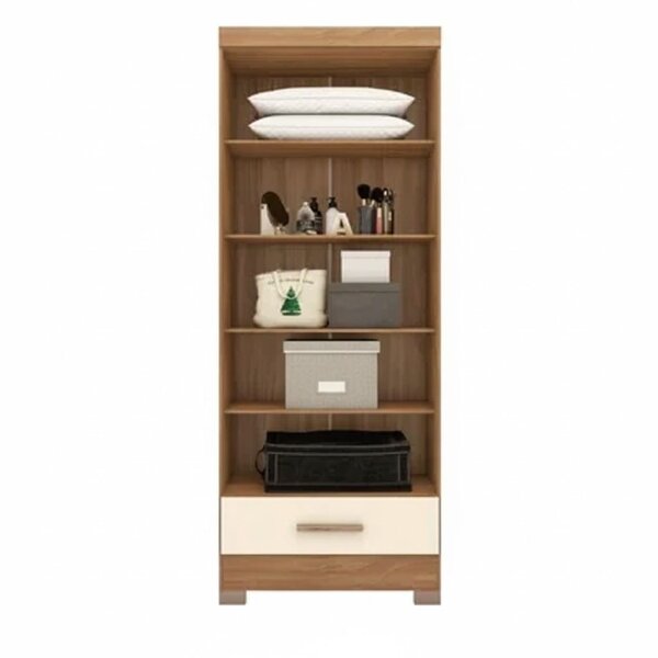 Módulo Closet 1 Gaveta Smart Versatile Espresso Móveis Cinamo
