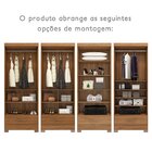 Módulo Closet 1 Gaveta Smart Versatile Espresso Móveis Cinamo