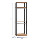 Módulo Closet 2 Cabideiros Be Mobiliario