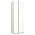 Módulo Closet 2 Portas 2 Cabideiros Branco Mat Prime Plus Luciane