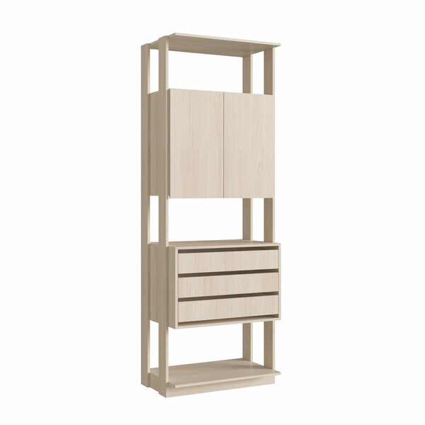 Módulo Closet 2 Portas 3 Gavetas Clothes  Nature