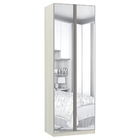 Módulo Closet 2 Portas 3 Gavetas Espelhado Prime Plus Luciane
