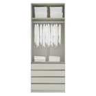 Módulo Closet 2 Portas 4 Gavetas Kashmir Prime Plus Luciane