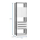 Módulo Closet 2 Portas E 3 Gavetas Be Mobiliario