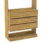 Modulo Closet 3 Gavetas E Maleiro Twister Tcil