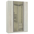 Módulo Closet 4 Portas 3 Gavetas com Colméia Legno Crema Prime Plus Luciane