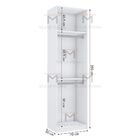 Módulo Closet Cabideiro Duplo + Maleiro M369.b (a250 X L70 X