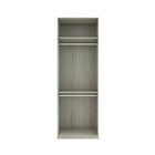 Módulo Closet com 2 Cabideiros e 1 Maleiro Legno Crema 236x80,4x54,5cm Prime Luciane