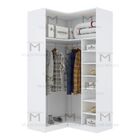 Módulo Closet Canto A200xlx108xly98 C/ Nichos E Cabideiro M36