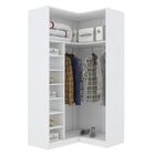 Módulo Closet Canto A200xlx98xly108 C/ Nichos E Cabideiro M36