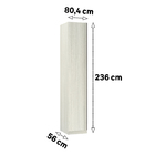 Módulo Closet Canto Reto 1 Porta Branco Mat Prime Plus Luciane