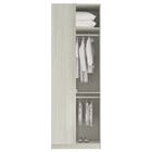 Módulo Closet Canto Reto 1 Porta Kashmir Prime Plus Luciane