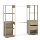 Módulo Closet Carvalho Claro 180x203x47cm Rivera Politorno