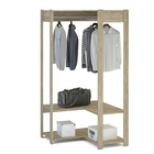 Módulo Closet Carvalho Claro 180x90,6x90,2cm Rivera Politorno