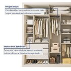 Módulo Closet Casal Sem Portas 6 Gavetas Itália Branco