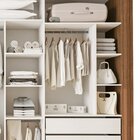 Módulo Closet Casal Sem Portas 6 Gavetas Itália Yescasa Freijó