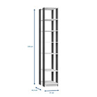 Módulo Closet Com 5 Prateleiras 41cm Espresso Be Mobiliario