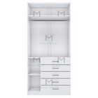 Módulo Closet Com Cabideiro + 5 Gavetas + Nichos M455.b (casa)