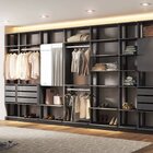 Módulo Closet Com Cabideiros Clothes  Grafite