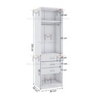 Módulo Closet Com Gaveteiro E Prateleiras M429.b (closet Loja)