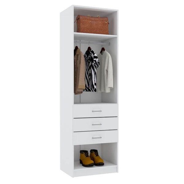 Módulo Closet Com Gaveteiro E Prateleiras M429.b (closet Loja)